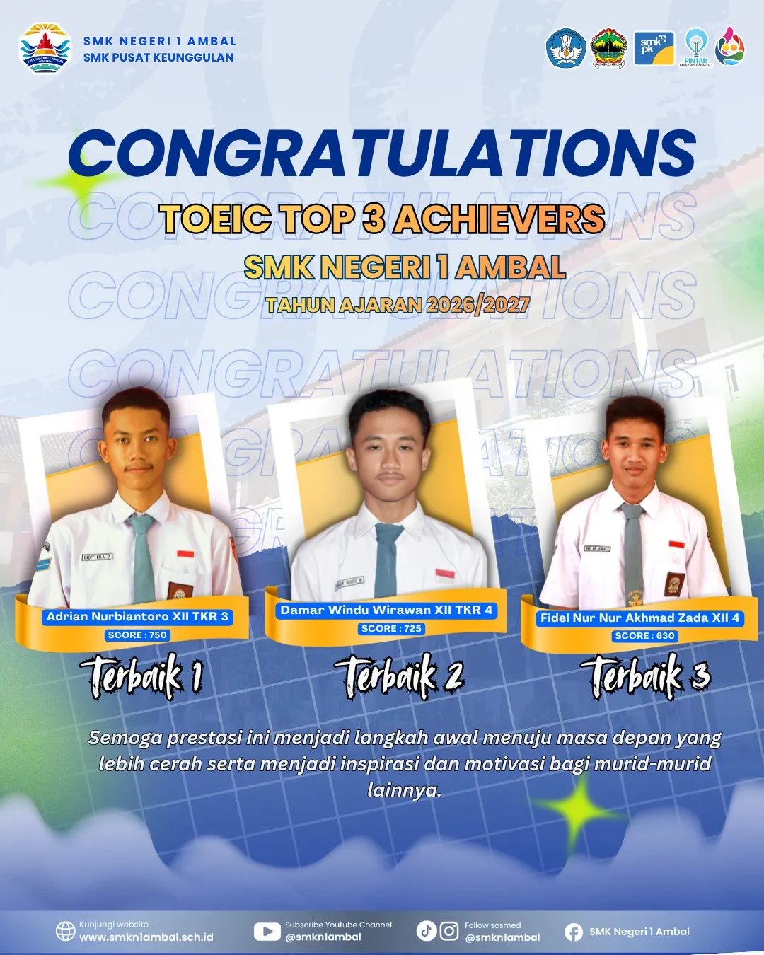 Peringkat TOEIC Terbaik