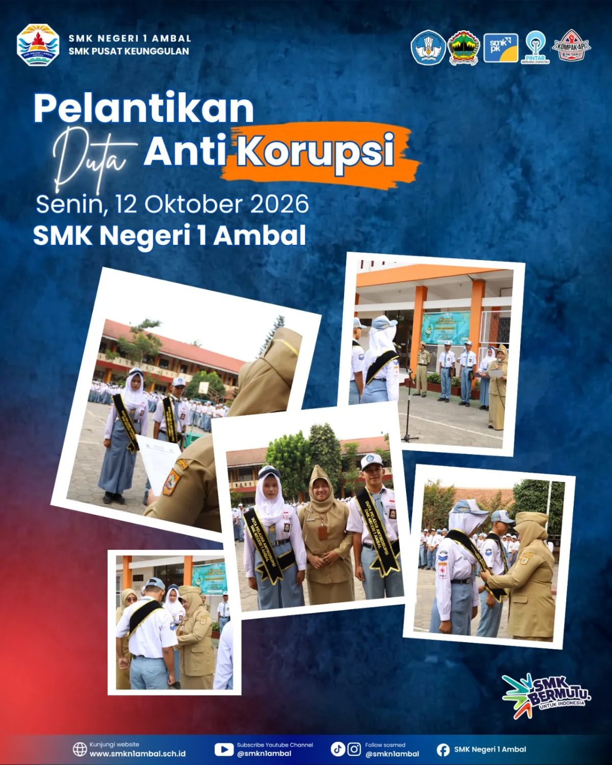 Pelantikan Duta Antikorupsi